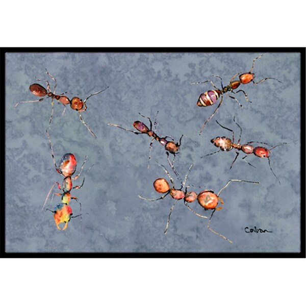 Jensendistributionservices 24 x 36 in. Ants Indoor Or Outdoor Doormat MI252278 - main